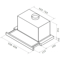 Кухонная вытяжка Elica Elite 26 IX/A/90 - Изображение №4 — Chaika Market