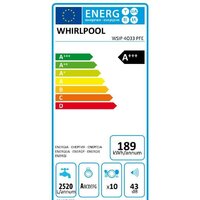 Встраиваемая посудомоечная машина Whirlpool WSIP 4O33 PFE - Изображение №3 — Chaika Market