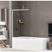 Стеклянная шторка для ванны Wasserkraft Main 41S02-100 WasserSchutz - Изображение №2 — Chaika Market