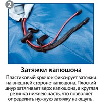 Спальный мешок BTrace Buddy L S0593 (правый, серый/синий) - Изображение №6 — Chaika Market
