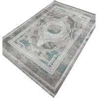 Ковер для жилой комнаты Radjab Carpet Афина Прямоугольник 1032A 12976RK (3x5, Grey/Green) — Chaika Market