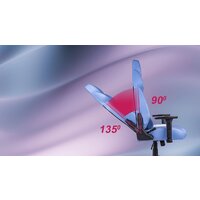 Игровое (геймерское) кресло Thermaltake V Comfort (синий/белый) - Изображение №14 — Chaika Market