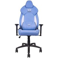 Игровое (геймерское) кресло Thermaltake V Comfort (синий/белый) - Изображение №1 — Chaika Market