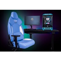 Игровое (геймерское) кресло Thermaltake V Comfort (синий/белый) - Изображение №16 — Chaika Market