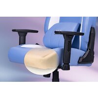 Игровое (геймерское) кресло Thermaltake V Comfort (синий/белый) - Изображение №18 — Chaika Market