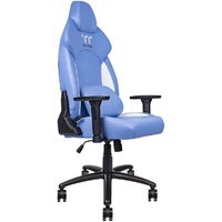 Игровое (геймерское) кресло Thermaltake V Comfort (синий/белый) - Изображение №3 — Chaika Market