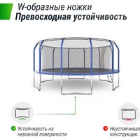 Батут Unix Line Supreme Basic 16 ft (blue) - Изображение №4 — Chaika Market