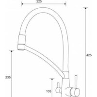 Смеситель Paulmark Siegen Si213111-Gw (золото/белый) - Изображение №2 — Chaika Market