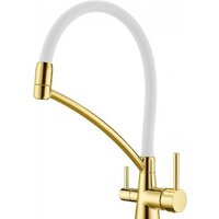 Смеситель Paulmark Siegen Si213111-Gw (золото/белый) — Chaika Market