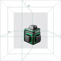 Лазерный нивелир ADA Instruments Cube 3-360 Green Home Edition А00566 - Изображение №3 — Chaika Market