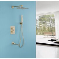 Душевая система  Abber Daheim AF8250G (золото матовое) - Изображение №2 — Chaika Market