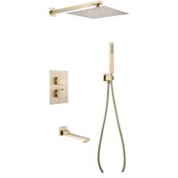 Душевая система  Abber Daheim AF8250G (золото матовое) — Chaika Market