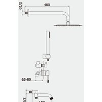 Душевая система  Vieir V403564 - Изображение №2 — Chaika Market