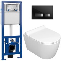 Унитаз подвесной Керамин Трент R + S-IN-MZ-LINK_PRO + P-BU-MOV/Blg/Gl — Chaika Market