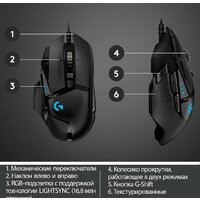 Игровая мышь Logitech G502 Hero - Изображение №9 — Chaika Market