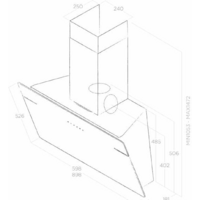 Кухонная вытяжка Elica L'essenza BL/A/90 PRF0117374A - Изображение №4 — Chaika Market