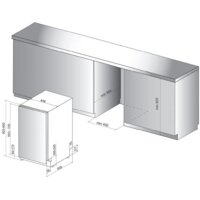Встраиваемая посудомоечная машина Whirlpool WSIO 3T223 PCE X - Изображение №2 — Chaika Market