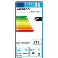 Встраиваемая посудомоечная машина Whirlpool WSIO 3T223 PCE X - Изображение №3 — Chaika Market