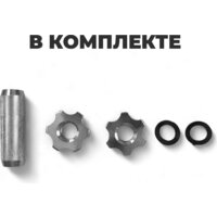 Гриф для штанги Atlas Sport прямой, разборный 1520-25 - Изображение №5 — Chaika Market