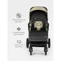 Коляска прогулочная «книга» Tomix Urban HP-801 (оливковый) - Изображение №8 — Chaika Market