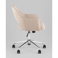 Офисное кресло Stool Group Кларк Clarkson Linen Beige (рогожка, бежевый) - Изображение №3 — Chaika Market