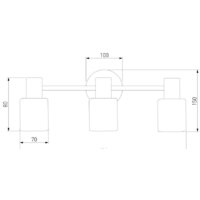 Спот Евросвет Corso 20089/3 (хром) - Изображение №5 — Chaika Market