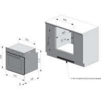 Газовый духовой шкаф Freggia OMRB66CH - Изображение №13 — Chaika Market