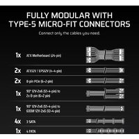 Блок питания Corsair RM1000x Shift CP-9020300-EU - Изображение №4 — Chaika Market