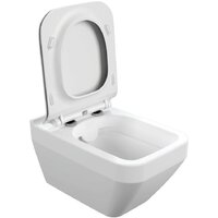 Унитаз подвесной Cersanit Crea Square Clean On 63456 - Изображение №5 — Chaika Market