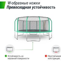 Батут Unix Line Supreme Basic 16 ft (green) - Изображение №4 — Chaika Market