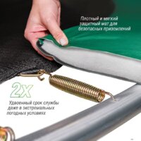 Батут Unix Line Supreme Basic 16 ft (green) - Изображение №8 — Chaika Market