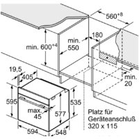 Электрический духовой шкаф Bosch HSG636BB1 - Изображение №10 — Chaika Market