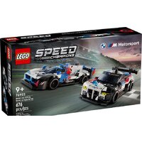 Конструктор LEGO Speed Champions 76922 Гоночные автомобили BMW M4 GT3 и BMW M Hybrid V8 — Chaika Market