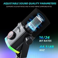 Проводной микрофон FIFINE AM8PROTW (белый) - Изображение №5 — Chaika Market