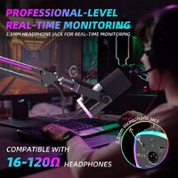 Проводной микрофон FIFINE AM8PROTW (белый) - Изображение №8 — Chaika Market