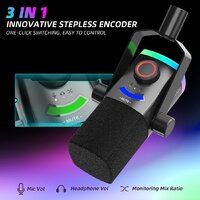 Проводной микрофон FIFINE AM8PROTW (белый) - Изображение №4 — Chaika Market