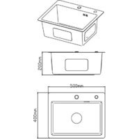 Кухонная мойка Diadonna S5040B-2 - Изображение №3 — Chaika Market