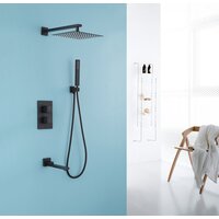 Душевая система  Abber Daheim AF8250B (черный матовый) - Изображение №2 — Chaika Market