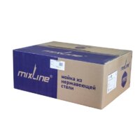 Кухонная мойка Mixline 548569 (черный графит, 3 мм) - Изображение №4 — Chaika Market