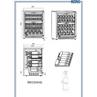 Винный шкаф Berg BRGSW40L - Изображение №6 — Chaika Market