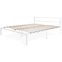 Кровать Князев Мебель Берта 140x200 БА.140.200.Б (белый муар) — Chaika Market