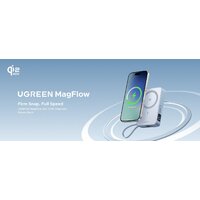 Внешний аккумулятор Ugreen MagFlow PB773 10000mAh (голубой) - Изображение №4 — Chaika Market