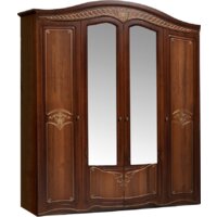 Шкаф распашной ФорестДекоГрупп Луиза 4-створчатый (орех) — Chaika Market