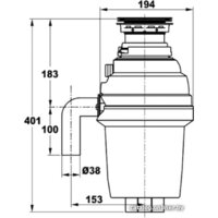 Измельчитель пищевых отходов ZorG ZR56-D - Изображение №2 — Chaika Market