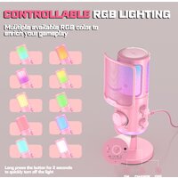 Проводной микрофон FIFINE AM6 (розовый) - Изображение №3 — Chaika Market