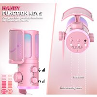 Проводной микрофон FIFINE AM6 (розовый) - Изображение №2 — Chaika Market