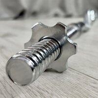 Гриф для штанги Atlas Sport EZ-образный хромированный, разборный EZ1260-25 D25 - Изображение №6 — Chaika Market