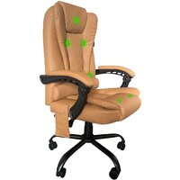 Офисное кресло CACTUS CS-CHR-OC05M-BR (бежевый) — Chaika Market