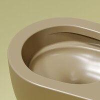 Унитаз подвесной Ceramica Nova Modena Rimless CN6063MC (капучино матовый) - Изображение №5 — Chaika Market