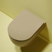 Унитаз подвесной Ceramica Nova Modena Rimless CN6063MC (капучино матовый) - Изображение №3 — Chaika Market